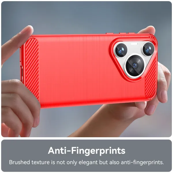 FLEXI TPU Ochranný kryt Huawei Pura 70 Pro červený