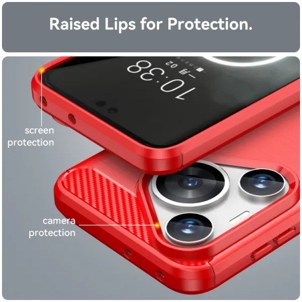 FLEXI TPU Ochranný kryt Huawei Pura 70 Pro červený