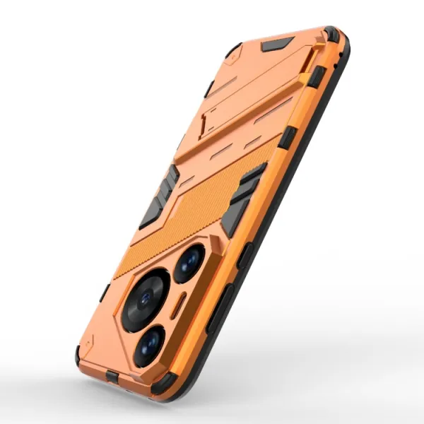 BIB Ochranný obal so stojanom pre Huawei Pura 70 Pro oranžový