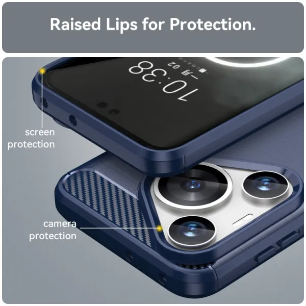 FLEXI TPU Ochranný kryt Huawei Pura 70 Pro modrý