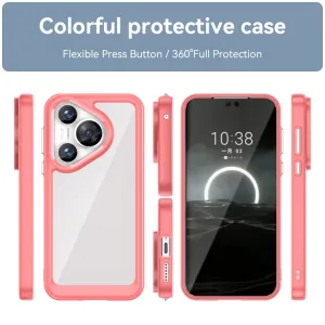 CRYSTAL Ochranný obal pre Huawei Pura 70 červený