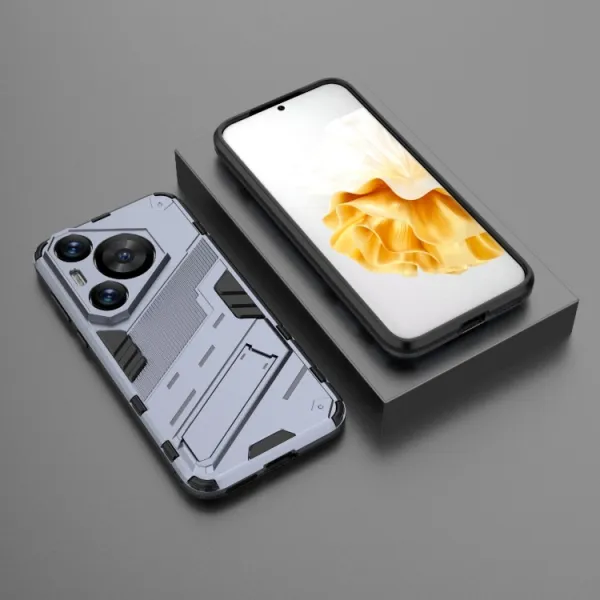 BIB Ochranný obal so stojanom pre Huawei Pura 70 Pro šedý
