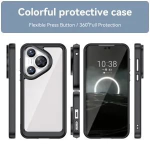 CRYSTAL Ochranný obal pre Huawei Pura 70 čierny