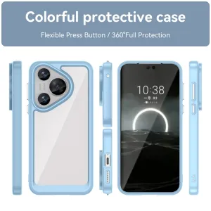 CRYSTAL Ochranný obal pre Huawei Pura 70 modrý