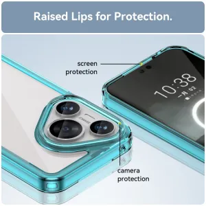 CRYSTAL Ochranný obal pre Huawei Pura 70 tyrkysový