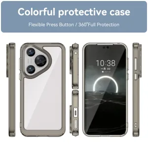 CRYSTAL Ochranný obal pre Huawei Pura 70 šedý