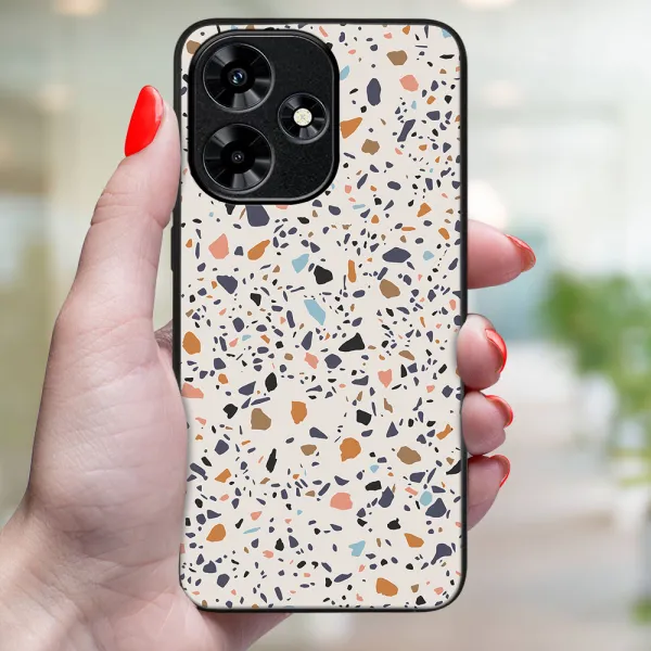 MY ART Ochranný kryt pre Infinix Hot 30 BEIGE TERRAZZO (162)