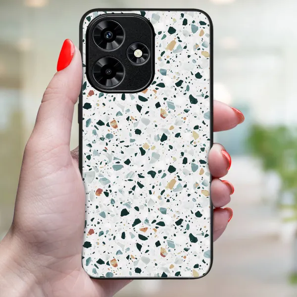 MY ART Ochranný kryt pre Infinix Hot 30 GREY TERRAZZO (163)