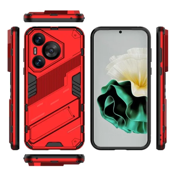 BIB Ochranný obal so stojanom pre Huawei Pura 70 červený