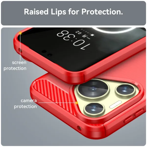FLEXI TPU Ochranný kryt Huawei Pura 70 červený