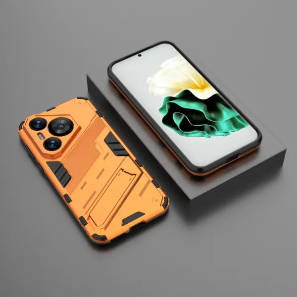 BIB Ochranný obal so stojanom pre Huawei Pura 70 oranžový