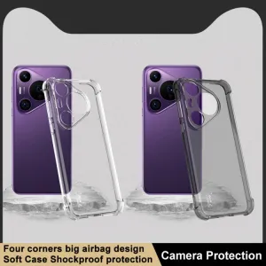 IMAK Ochranný silikónový obal pre Huawei Pura 70 Pro čierny
