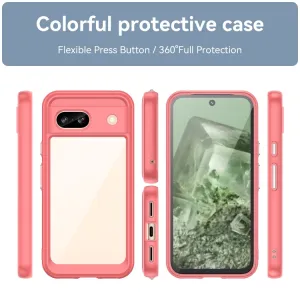 CRYSTAL Ochranný kryt pre Google Pixel 8a červený