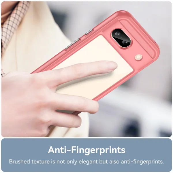 CRYSTAL Ochranný kryt pre Google Pixel 8a červený