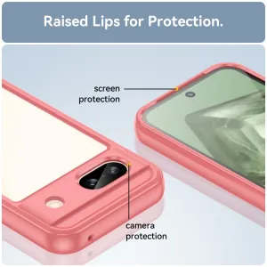 CRYSTAL Ochranný kryt pre Google Pixel 8a červený