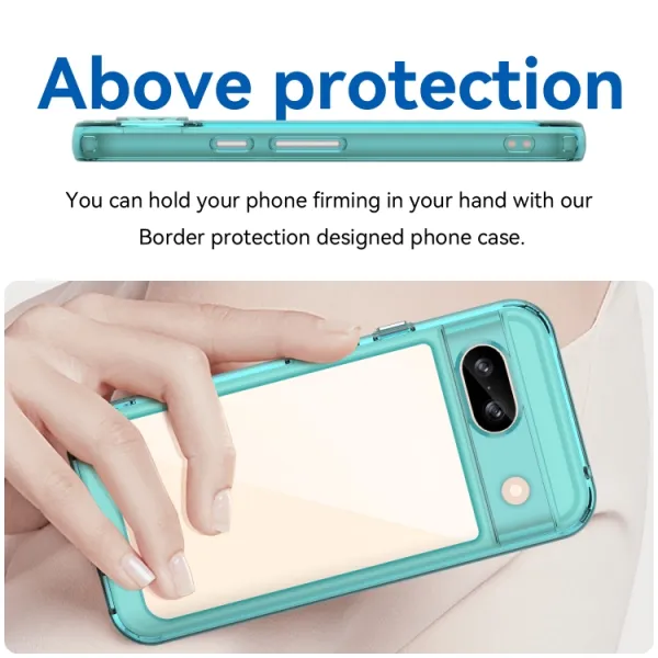 CRYSTAL Ochranný kryt pre Google Pixel 8a tyrkysový