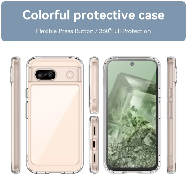 CRYSTAL Ochranný kryt pre Google Pixel 8a priehľadný