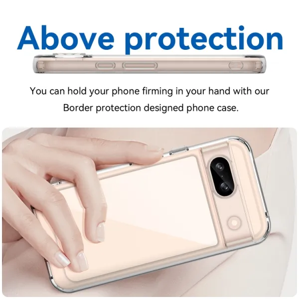 CRYSTAL Ochranný kryt pre Google Pixel 8a priehľadný