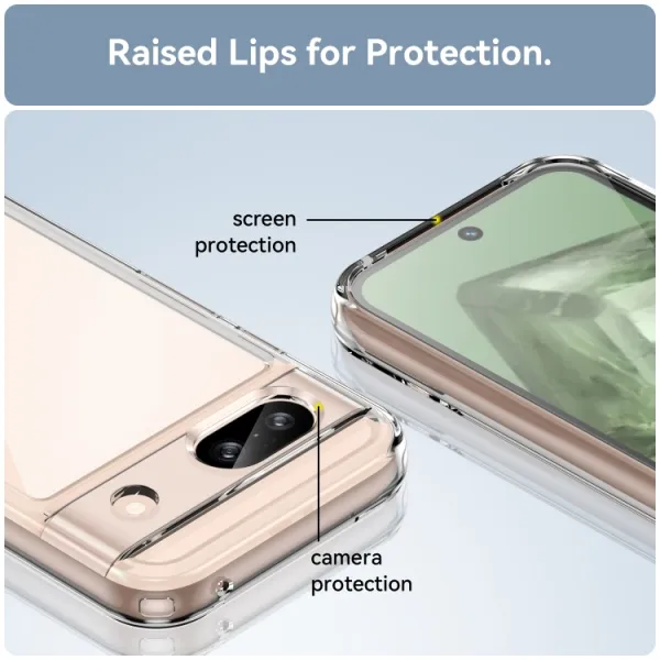 CRYSTAL Ochranný kryt pre Google Pixel 8a priehľadný