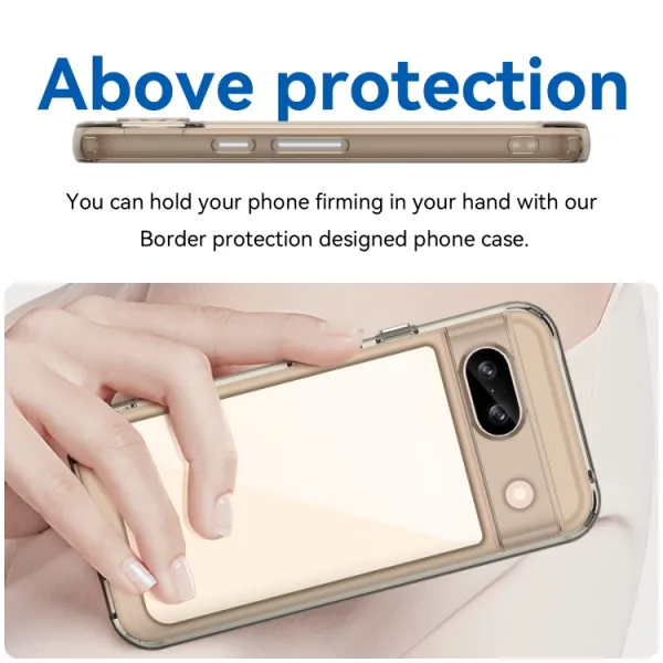 CRYSTAL Ochranný kryt pre Google Pixel 8a šedý