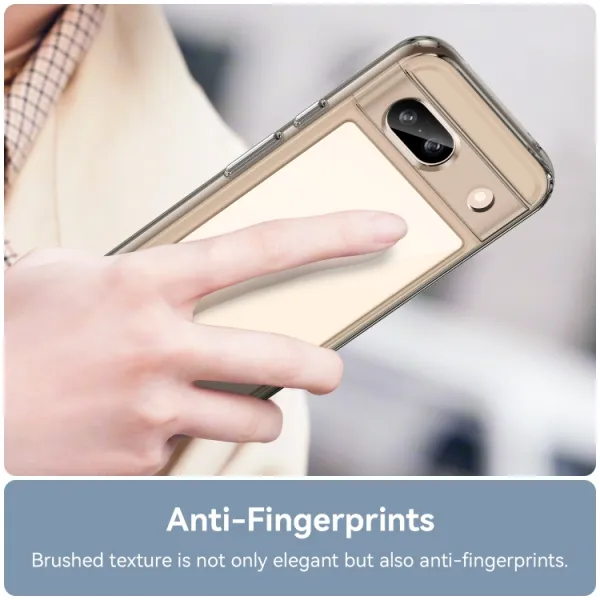 CRYSTAL Ochranný kryt pre Google Pixel 8a šedý