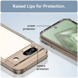 CRYSTAL Ochranný kryt pre Google Pixel 8a šedý