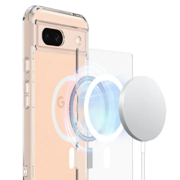 TRANSPARENT MAGSAFE Kryt pre Google Pixel 8a priehľadný
