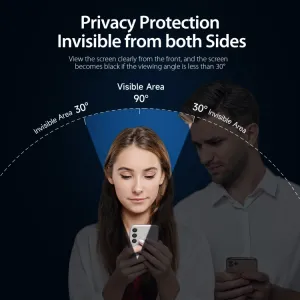 DUX 3D PRIVACY Tvrdené ochranné sklo pre Samsung Galaxy S24 Plus 5G