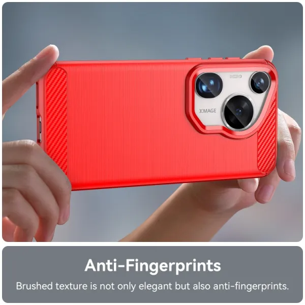FLEXI TPU Ochranný kryt Huawei Pura 70 Ultra červený