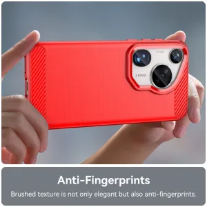 FLEXI TPU Ochranný kryt Huawei Pura 70 Ultra červený