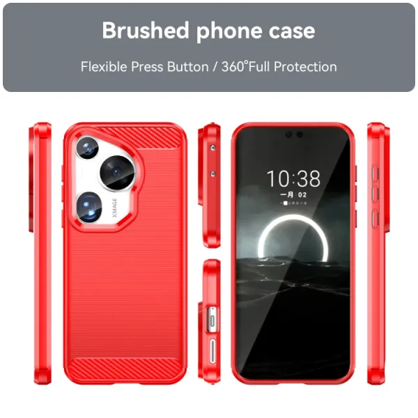 FLEXI TPU Ochranný kryt Huawei Pura 70 Ultra červený
