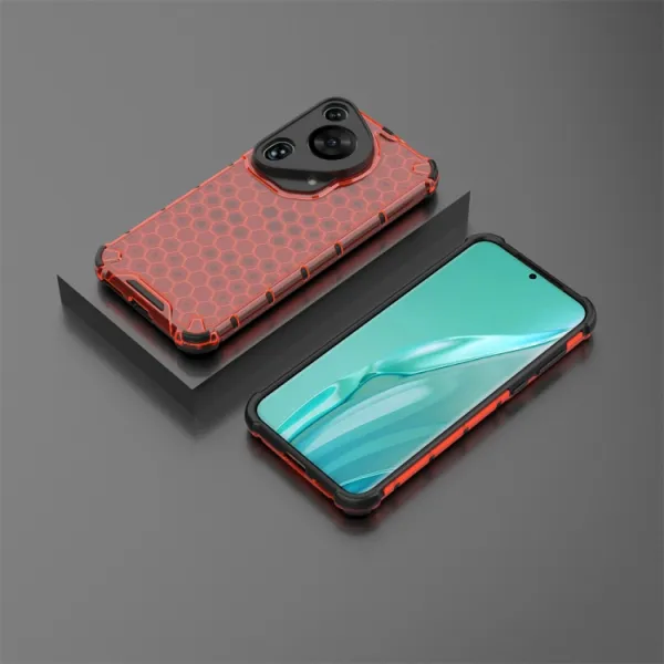 HONEYCOMB Ochranný kryt Huawei Pura 70 Ultra červený