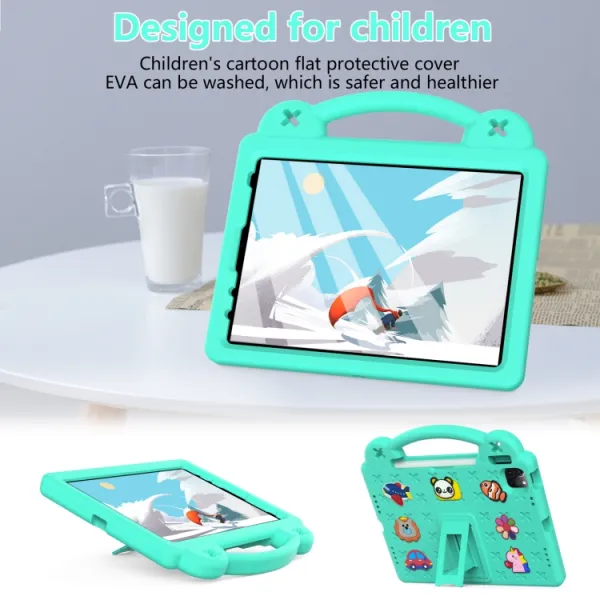 FANY Detský kryt na tablet pre Apple iPad Pro 11 2024 / M5 2025 mentolový