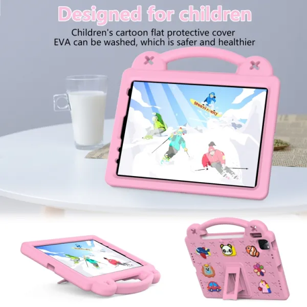 FANY Detský kryt na tablet pre Apple iPad Air 11 2026 / 2025 / 2024 ružový