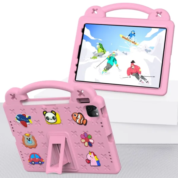 FANY Detský kryt na tablet pre Apple iPad Air 11 2026 / 2025 / 2024 ružový