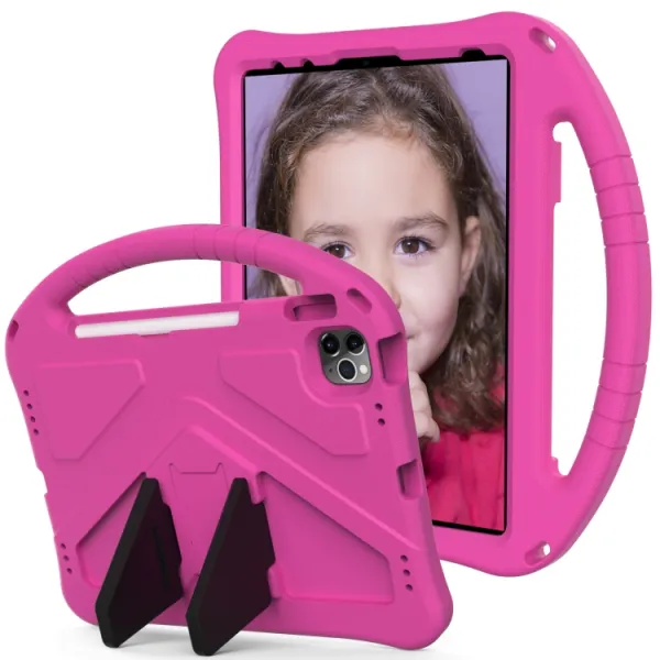 KIDDO Detský obal pre Apple iPad Pro 11 2024 / M5 2025 ružový