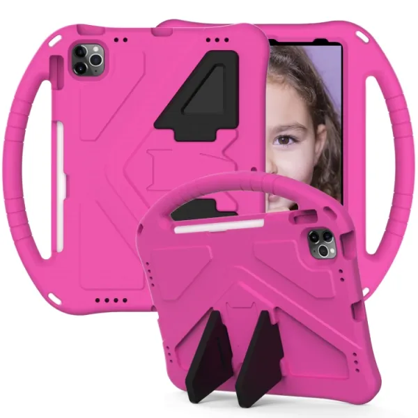 KIDDO Detský obal pre Apple iPad Pro 11 2024 / M5 2025 ružový