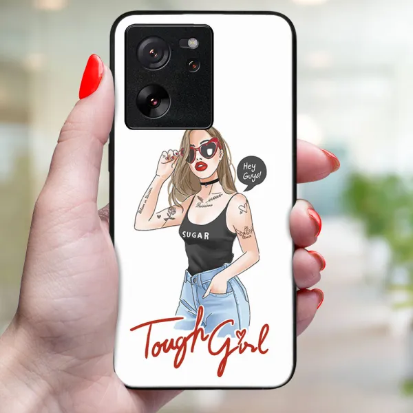 MY ART Ochranný kryt pre Xiaomi 13T/ 13T Pro TOUGH GIRL (131)