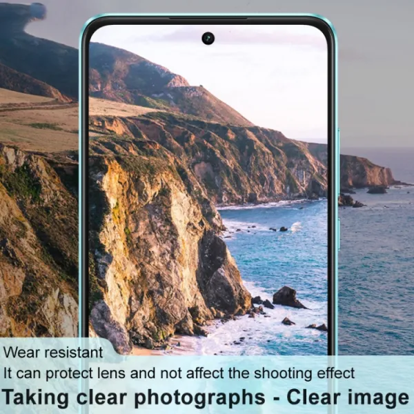 IMAK FULL COVER Sklo pre fotoaparát Honor Magic6 Lite 5G čierne