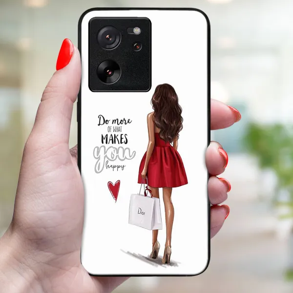 MY ART Ochranný kryt pre Xiaomi 13T/ 13T Pro RED DRESS (137)