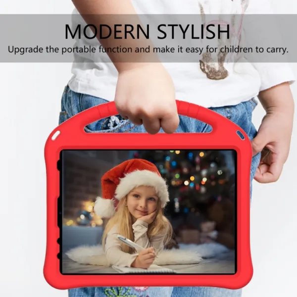 KIDDO Detský obal pre Apple iPad Pro 11 2024 / M5 2025 červený