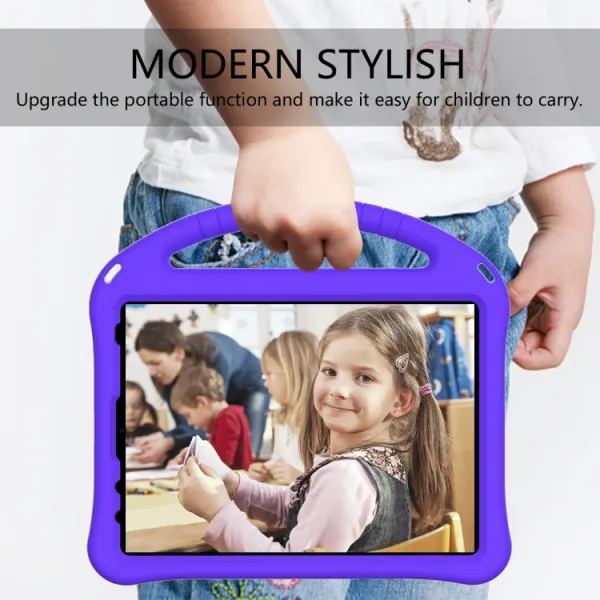 KIDDO Detský obal pre Apple iPad Pro 11 2024 / M5 2025 fialový