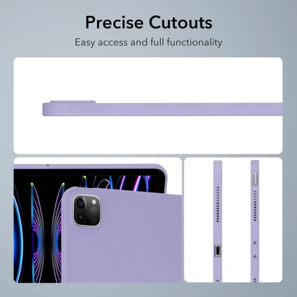 RUBBER Ochranný kryt pre Xiaomi Pad 6s Pro fialový