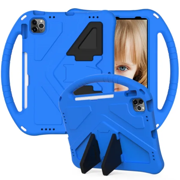 KIDDO Detský obal pre Apple iPad Pro 11 2024 / M5 2025 modrý