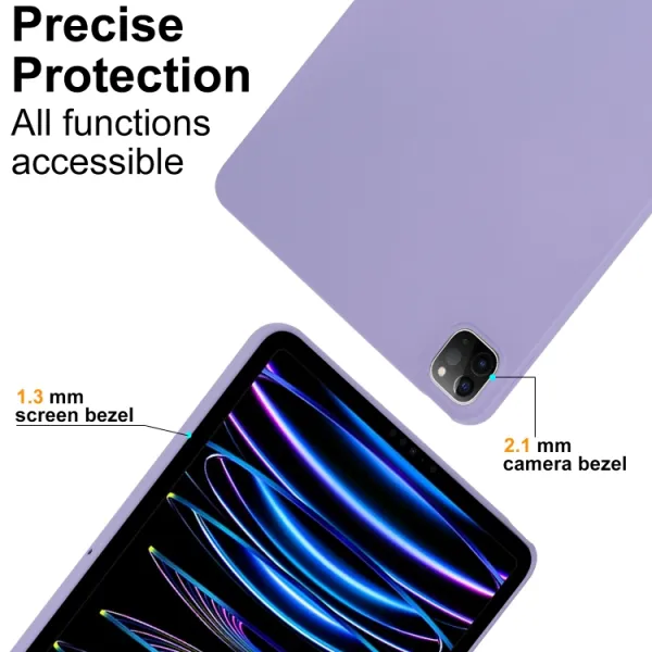 RUBBER Ochranný kryt pre Xiaomi Pad 6s Pro fialový