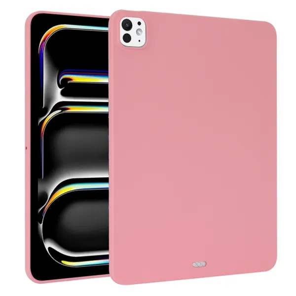 RUBBER Ochranný kryt pre Apple iPad Pro 11 2024 / M5 2025 svetloružový