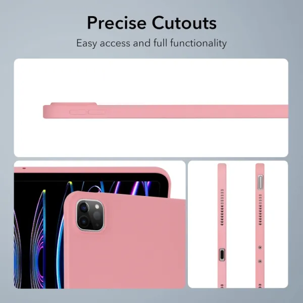 RUBBER Ochranný kryt pre Xiaomi Pad 6s Pro ružový