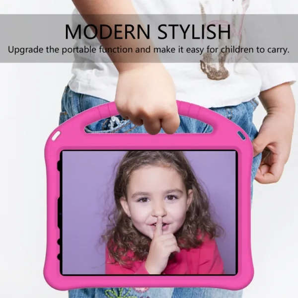 KIDDO Detský obal pre Apple iPad Pro 11 2024 / M5 2025 ružový