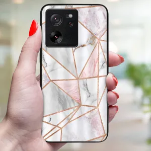 MY ART Ochranný kryt pre Xiaomi 13T/ 13T Pro PINK MARBLE (143)