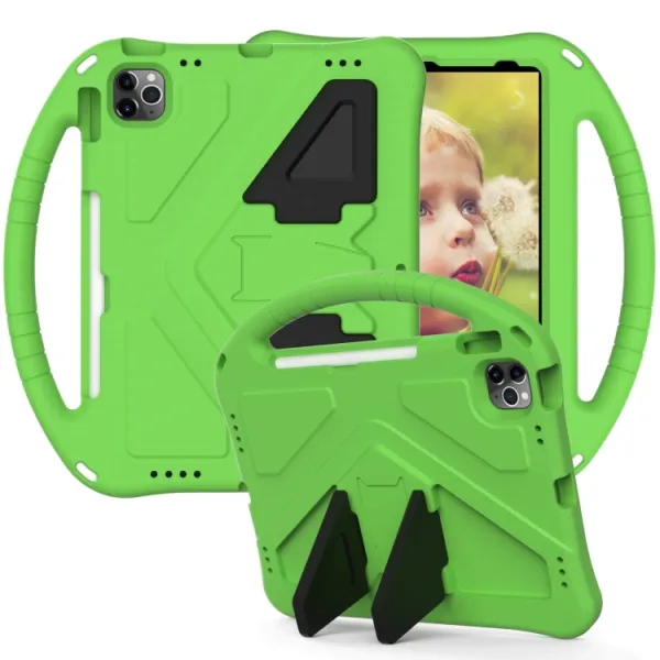 KIDDO Detský obal pre Apple iPad Pro 11 2024 / M5 2025 zelený